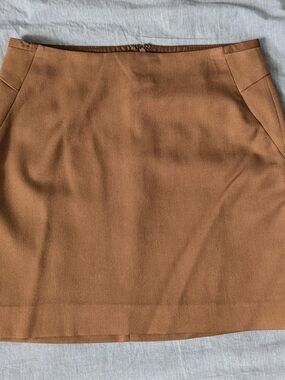 Camel Brown Mini Skirt